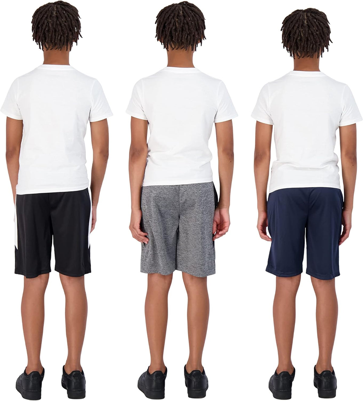 Boys Shorts for Kids 3-Pack Basketball Shorts for Boys Basketball and Sports