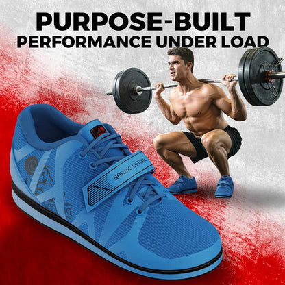 Nordic Lifting MEGIN Powerlifting Shoes – Elevated Heel Weightlifting Shoes