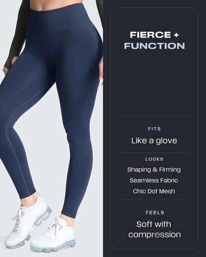 Vital Seamless Leggings – High-Waisted Stretch Workout Leggings