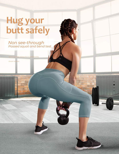 Performance Yoga Leggings – High-Waisted, Full-Length & Capri with Phone Pockets