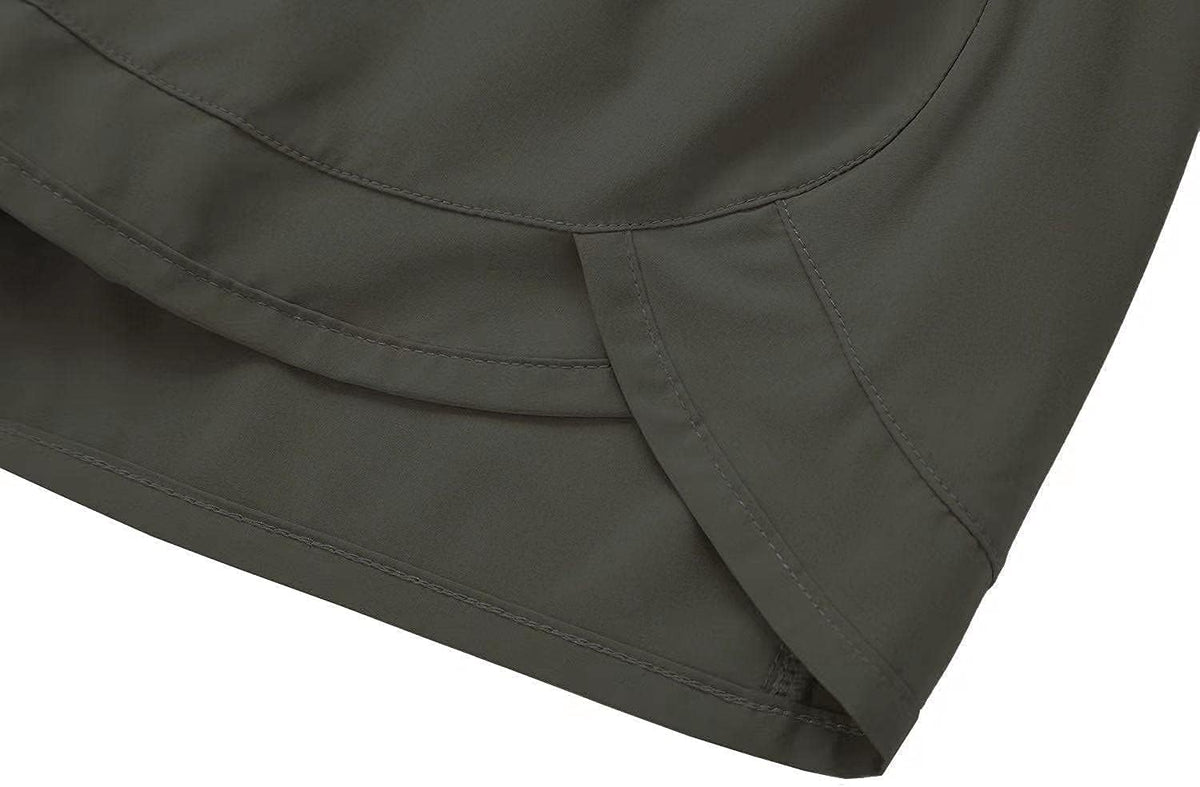 Women’s 3" Lightweight Running Shorts – Athletic Workout Shorts with Mesh Liner & Zip Pocket