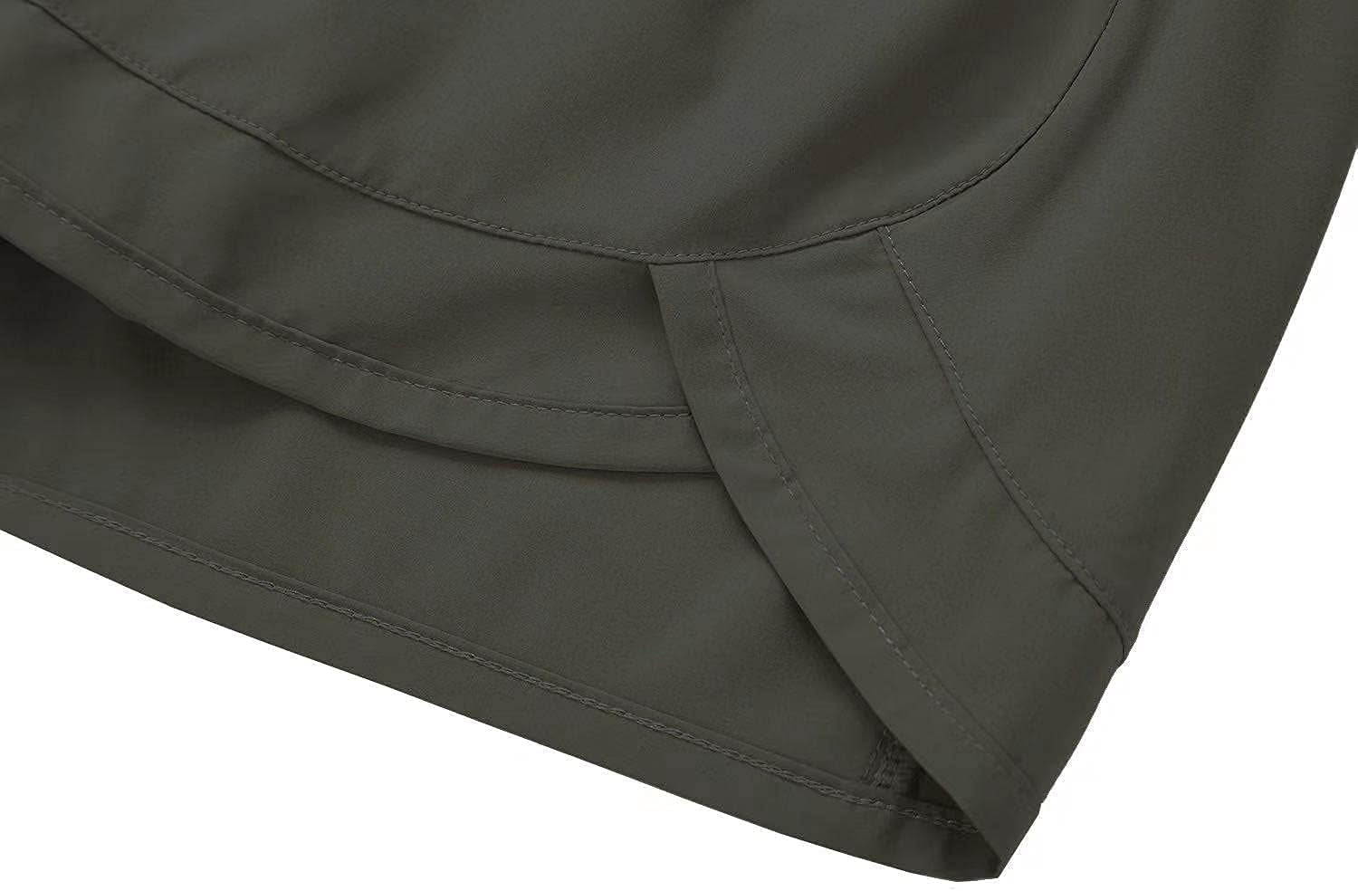 Women’s 3" Lightweight Running Shorts – Athletic Workout Shorts with Mesh Liner & Zip Pocket