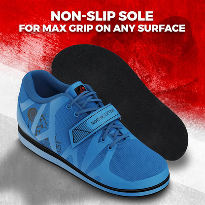 Nordic Lifting MEGIN Powerlifting Shoes – Elevated Heel Weightlifting Shoes