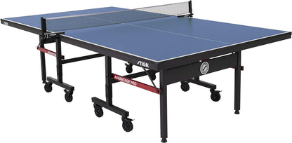 STIGA Advantage Series Indoor Table Tennis Table - Foldable Design with 13, 15, 18, and 25mm Tabletops - Quick 10-Minute Assembly - Playback Mode - Suitable for Recreational and Tournament Play