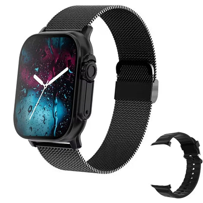 Smart Fitness Watch – 2.01" HD Display with Bluetooth Calling & Multi-Sport Tracking (For Android & IOS)