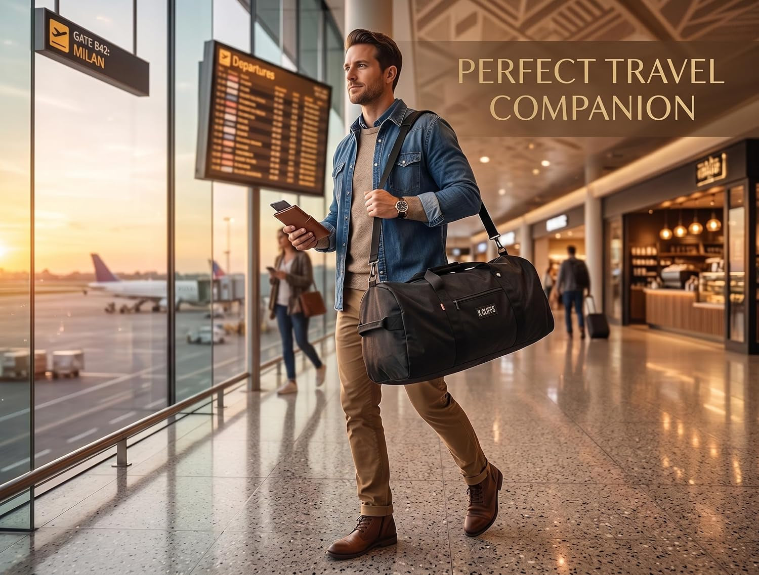 Heavy-Duty Cargo Duffel Bag – Large Gear & Equipment Travel Bag