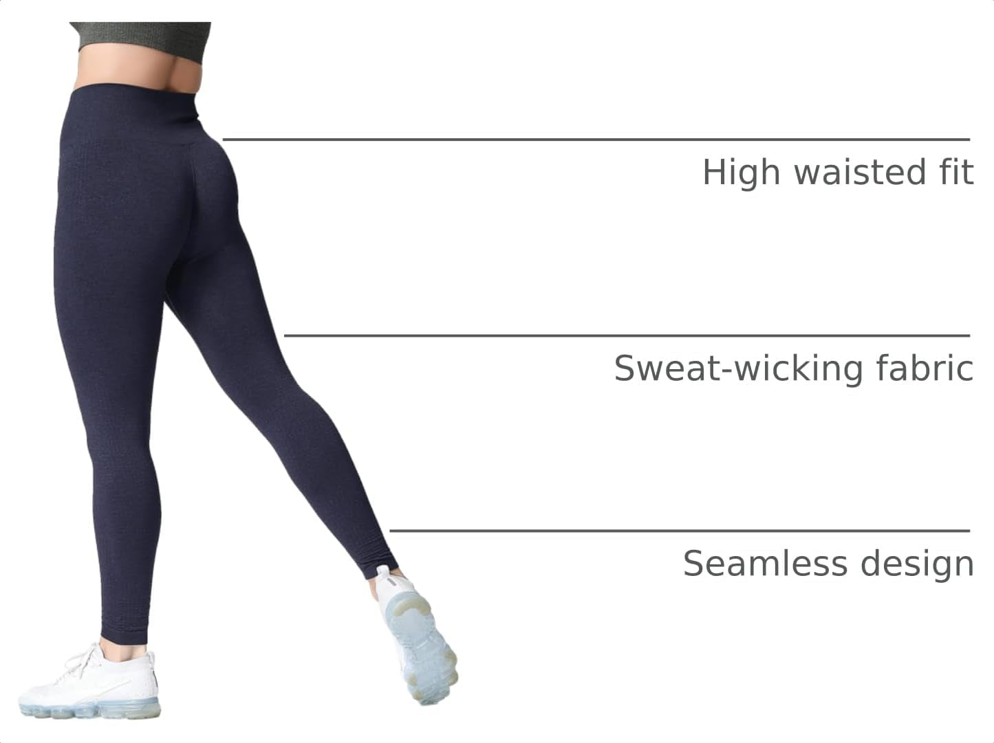 Vital Seamless Leggings – High-Waisted Stretch Workout Leggings