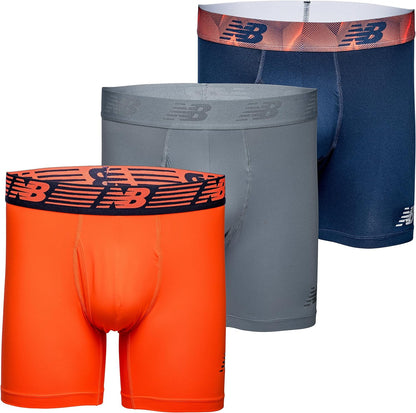 Men’s Performance Boxer Briefs – Breathable Stretch Athletic Underwear